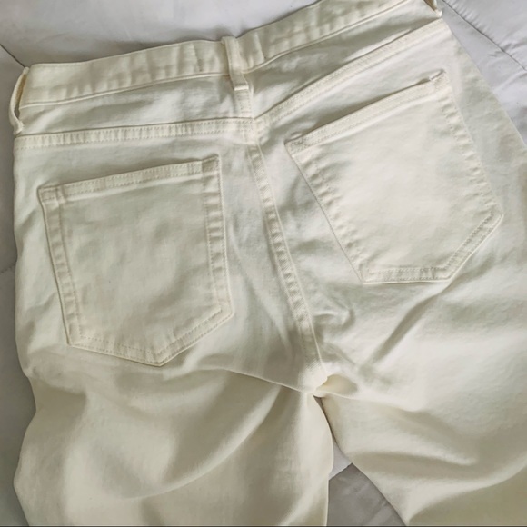 EVERLANE Jeans 27 Ankle Creamy Off White - Picture 5 of 7